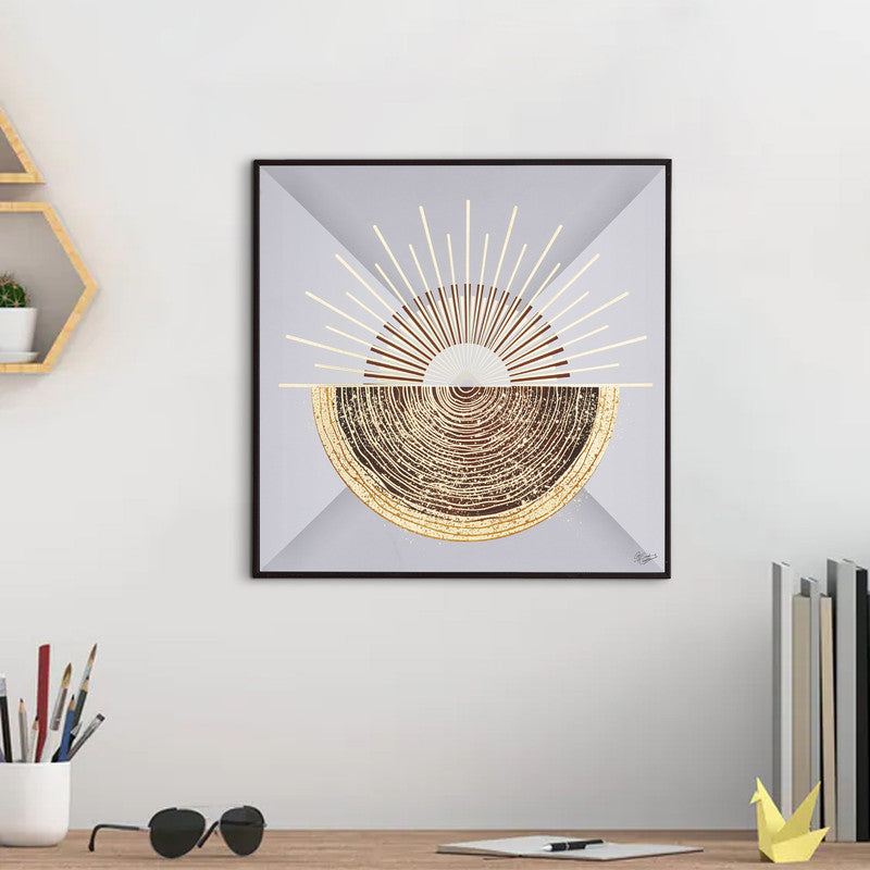 Golden Horizon – Artistic Modern Abstract Wall Art