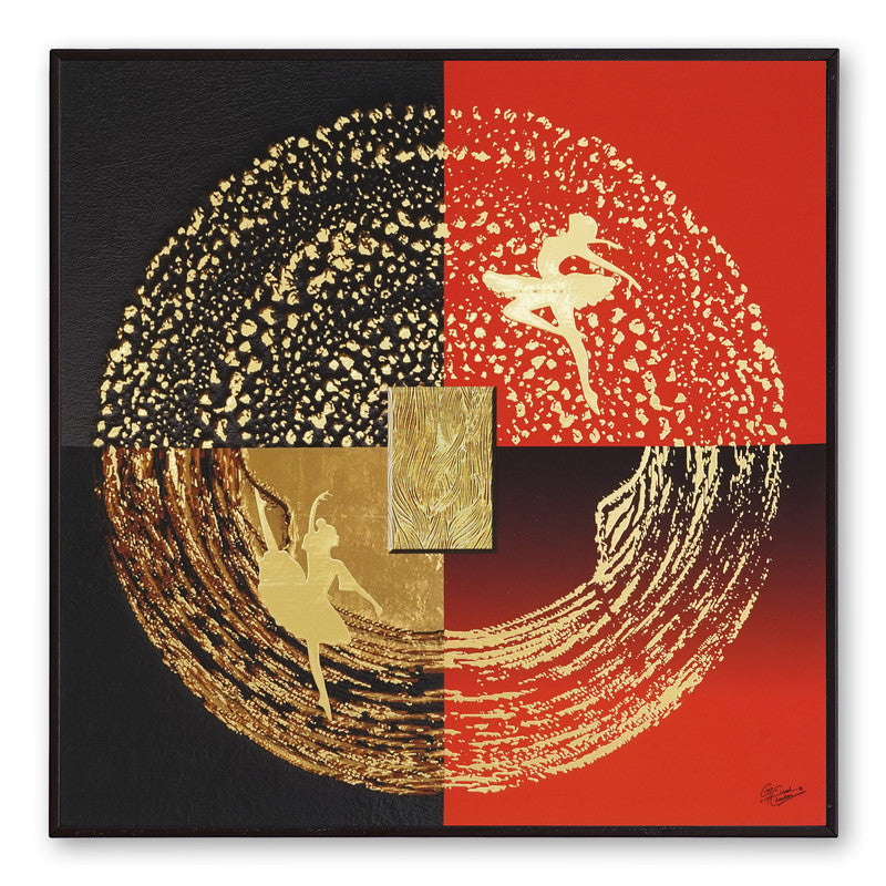 Golden Horizon – Artistic Modern Abstract Wall Art