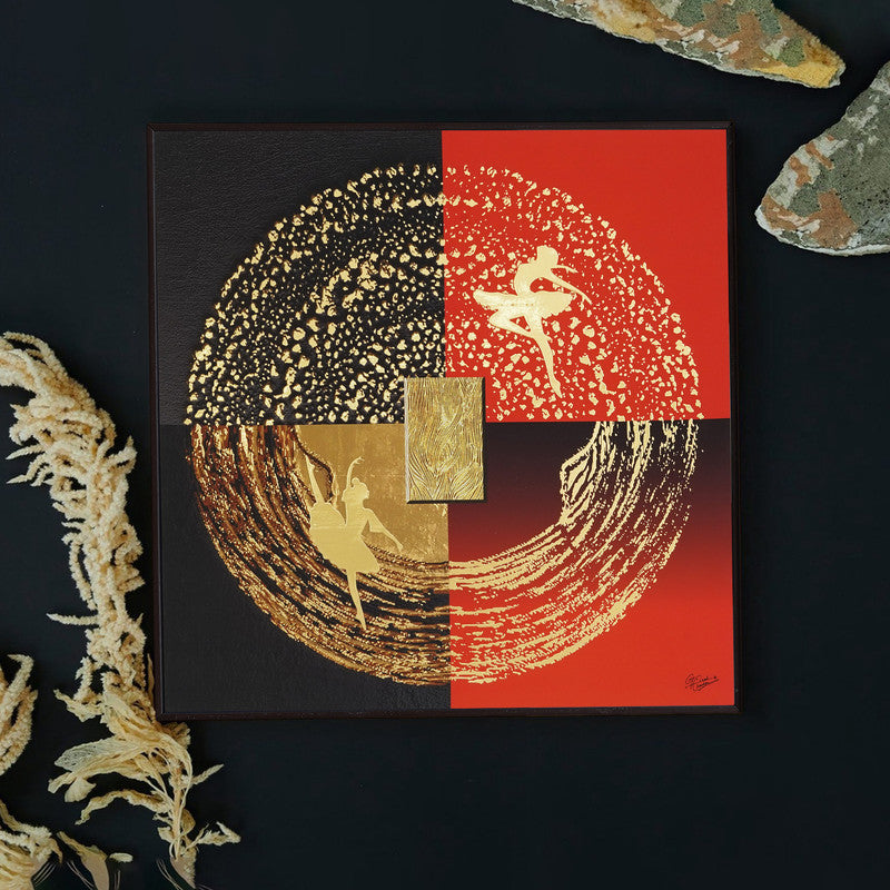 Golden Horizon – Artistic Modern Abstract Wall Art