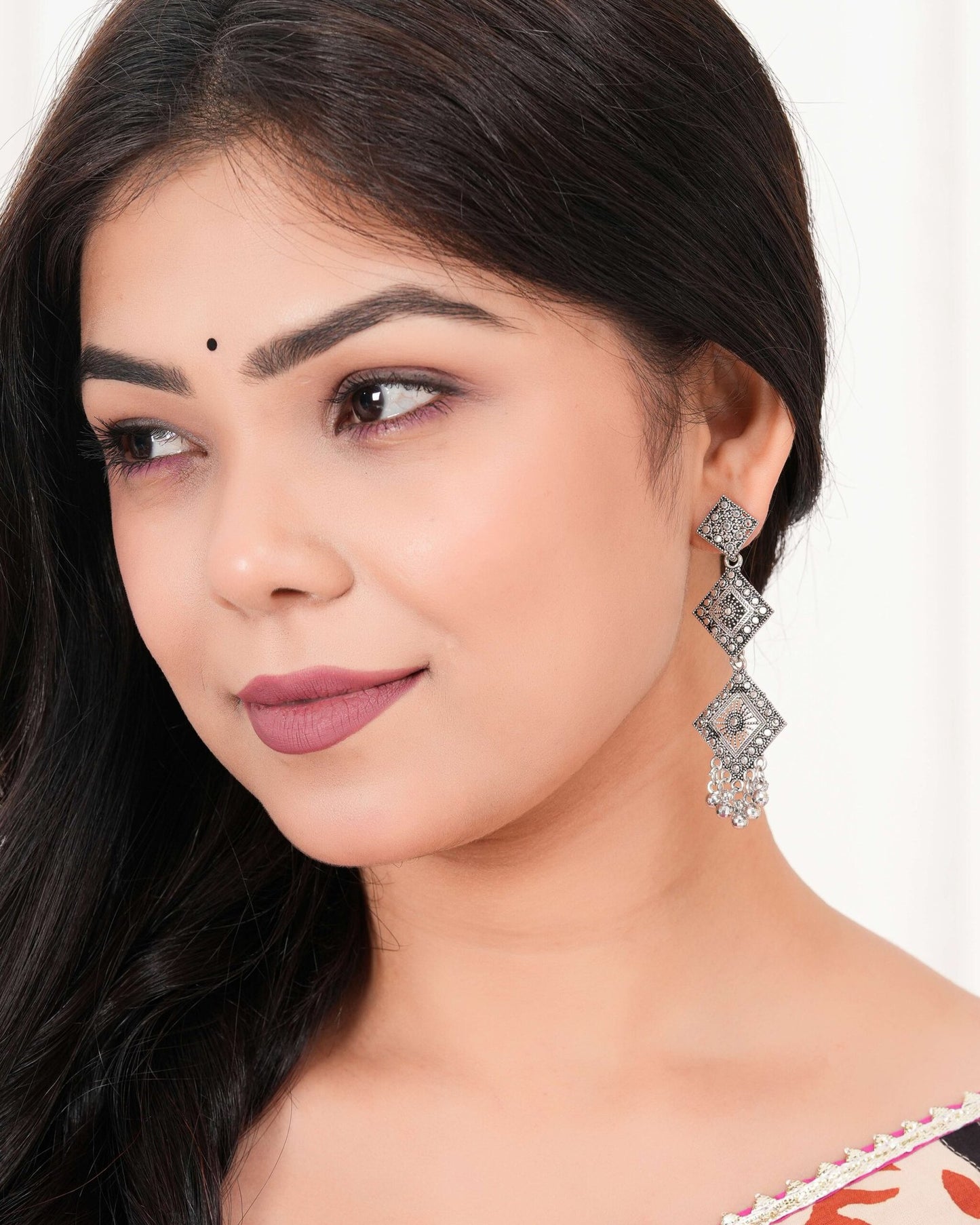 German Silver Chand baliyan Jhumka