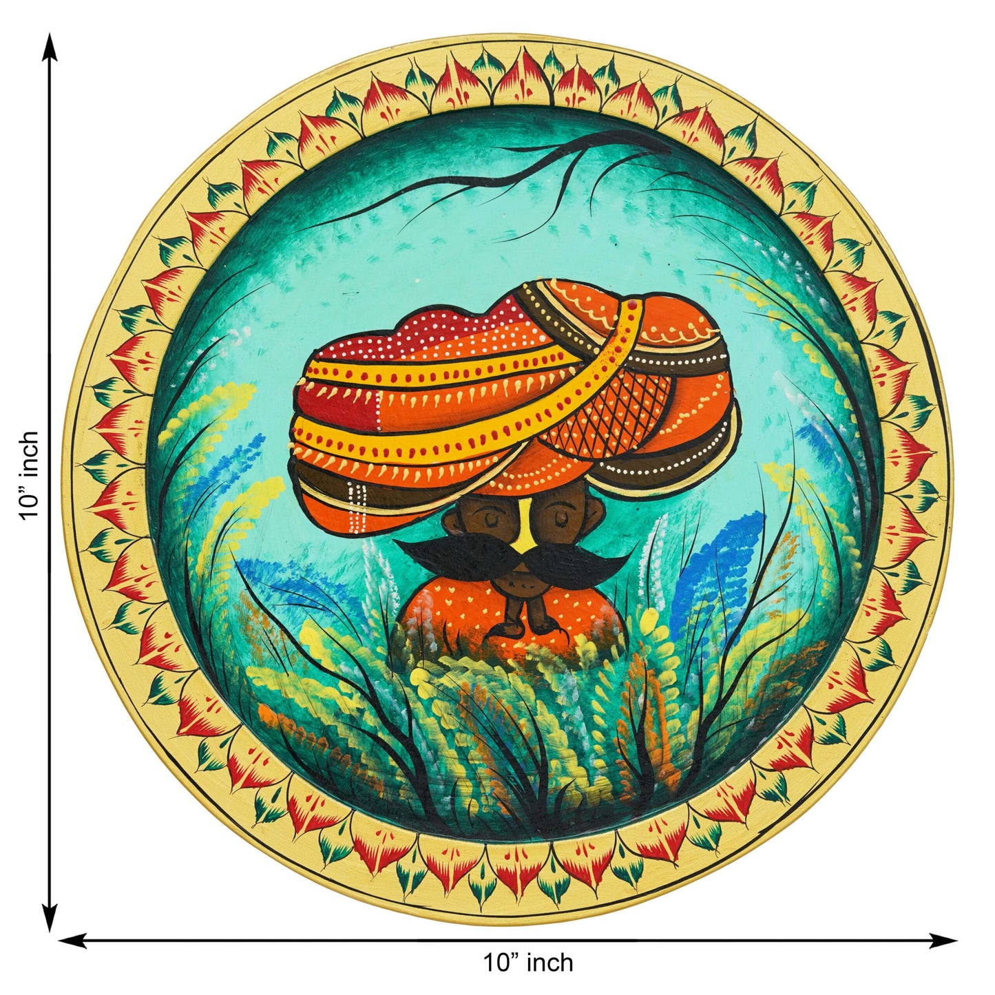 Handmade Pichwai Wall Painting – Creative & Positive Home Decor – Waterproof & Dust Resistant