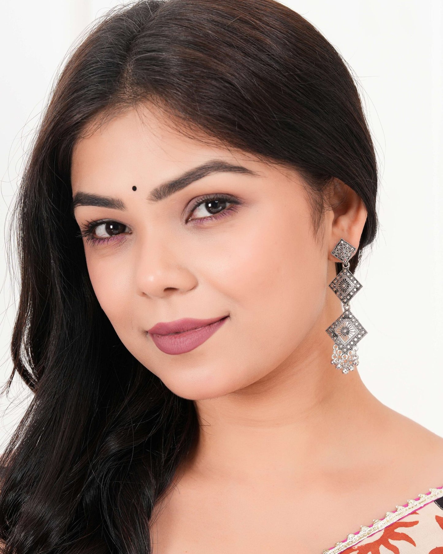 German Silver Chand baliyan Jhumka