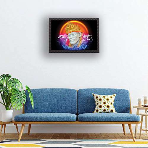 Sparkle Laminated Framed Wall Art – Abstract, Modern & Religious Themes – Water Splashproof & Ready to Hang