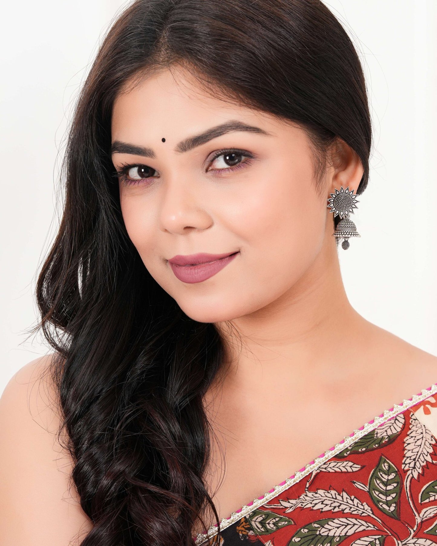 German Silver Chand baliyan Jhumka