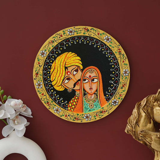 Handmade Pichwai Wall Painting – Creative & Positive Home Decor – Waterproof & Dust Resistant