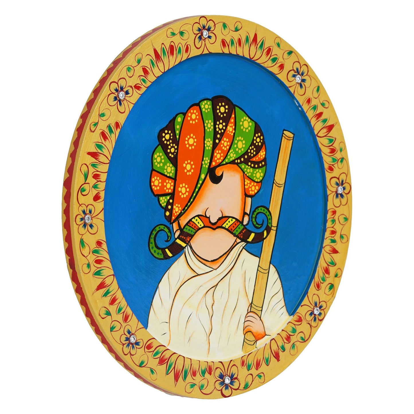 Handmade Pichwai Wall Painting – Creative & Positive Home Decor – Waterproof & Dust Resistant