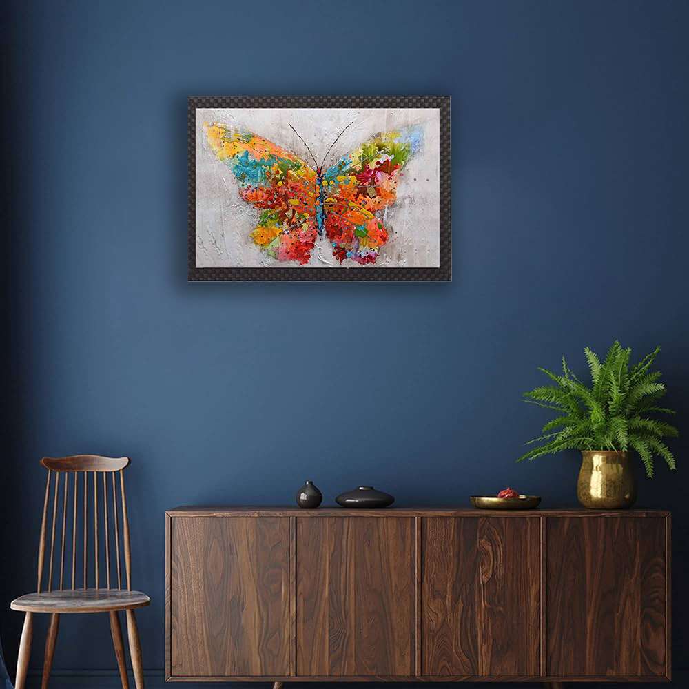 Sparkle Laminated Framed Wall Art – Abstract, Modern & Religious Themes – Water Splashproof & Ready to Hang