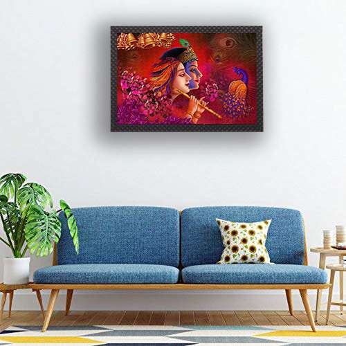 Sparkle Laminated Framed Wall Art – Abstract, Modern & Religious Themes – Water Splashproof & Ready to Hang